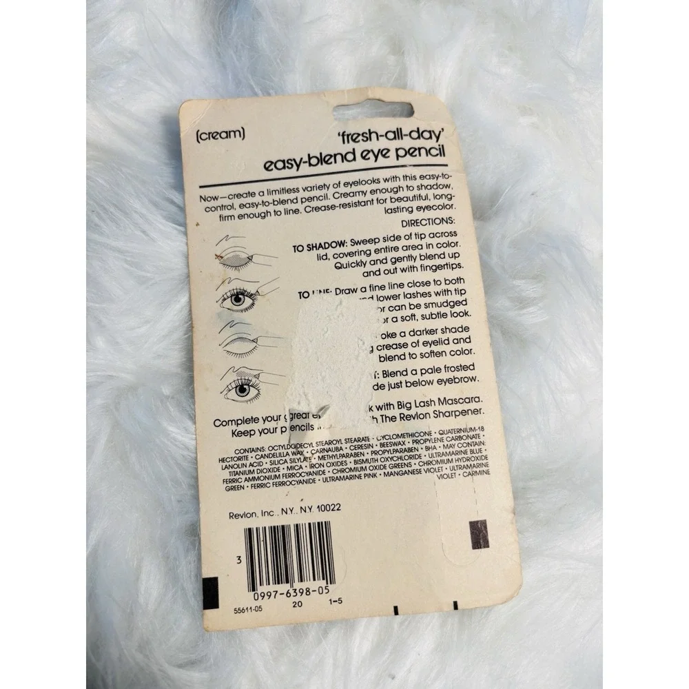 VINTAGE Revlon Natural Wonder Easy Blend NOS‎ eye pencil Quiet Blue 80s Nos